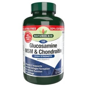 Natures Aid Glucosamine MSM & Chondroitin Tablets
