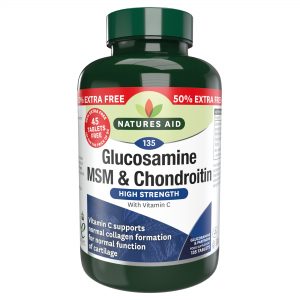 Natures Aid Glucosamine, MSM & Chondroitin