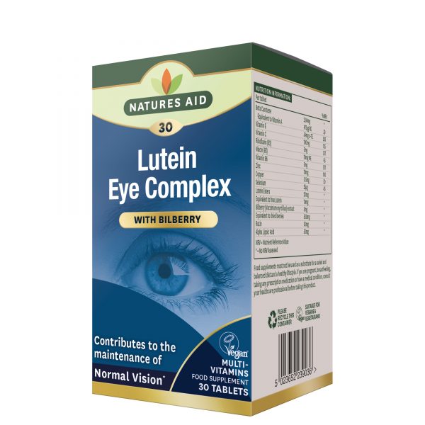 Natures Aid Lutein Eye Complex 30's