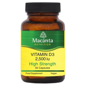Macánta Vitamin D2 2500iu 30 Capsules