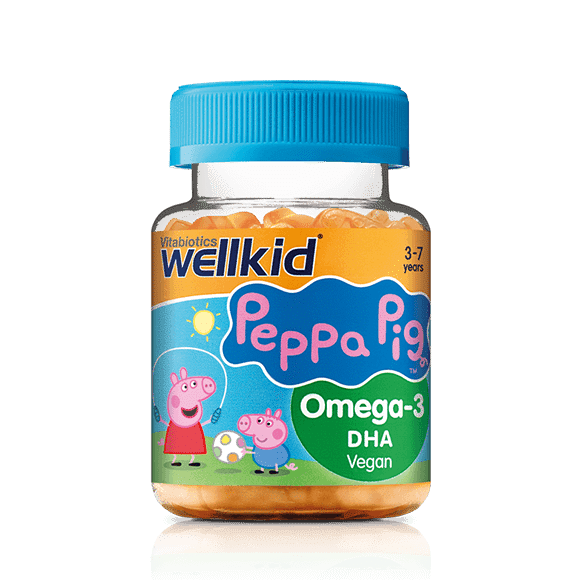 Wellkid Peppa Pig Omega-3 DHA 30 Soft Jellies