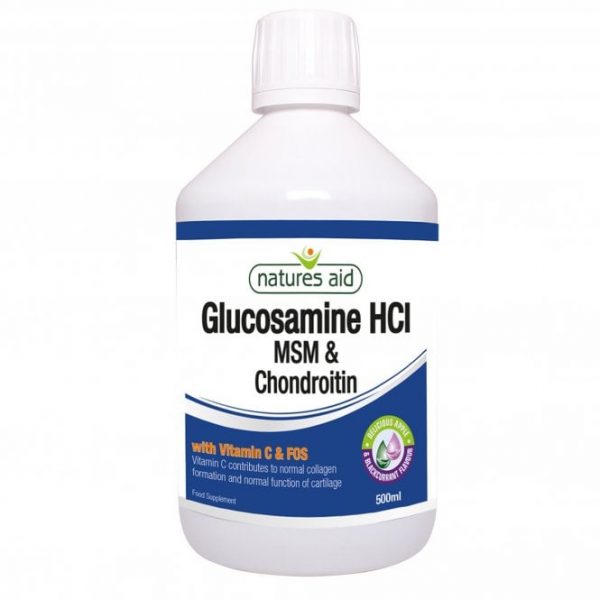 Natures Aid Glucosamine HCI, MSM & Chondroitin