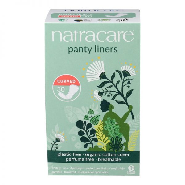 Natracare Panty Liners Curved 30 Pack