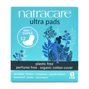 Natracare Ultra Pads Super with Wings 12 pads