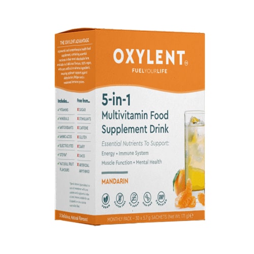 Oxylent Multivitamin Drink Mandarin flavour 30 sachets