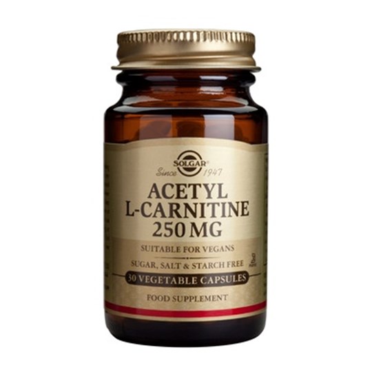Solgar Acetyle L-Carnitine 250mg 30 capsules