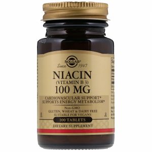 Solgar Niacin (Vitamin B3) 100mg 100 tablets