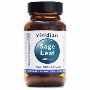 Viridian Sage Leaf 600mg 30 Capsules