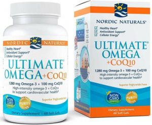 Nordic Naturals Ultimate Omega + CoQ10 60 Soft Gels