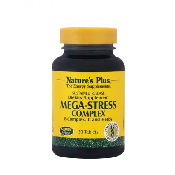 NaturesPlus Mega-Stress Complex 30 Tablets