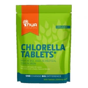 Nua Naturals Organic Chlorella 500 Tablets (500mg each)