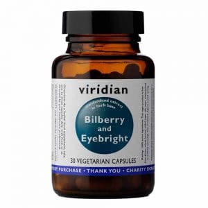 Viridian Bilberry and Eyebright 30 capsules