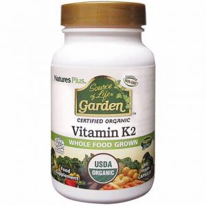 NaturesPlus Source of Life Garden Vitamin K2 60 capsules