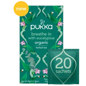 Pukka Tea Breathe In with Eucalyptus 20 teabags
