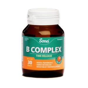 Sona B-Complex Time Release - 30 Tablets