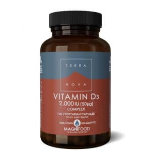 Terra Nova Vitamin D3 2000IU - 100 Capsules