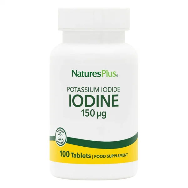 NaturesPlus Potassium Iodide 150ug Iodine - 100 Tablets
