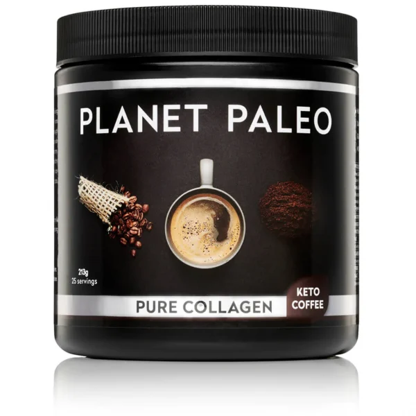 Planet Paleo Pure Collagen Keto Coffee - 25 servings