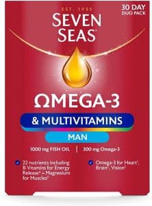 Seven Seas Omega-3 & Multivitamin Man - 30 Day Pack