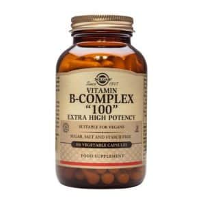 Solgar Vitamin B-Complec High Potency - 100 Capsules