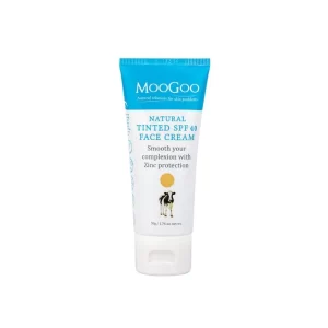 MooGoo Natural Tinted SPF 40 Face Cream - 50g