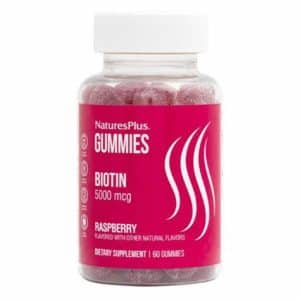 NaturesPlus Biotin Gummies 5000mcg - 60 Gummies
