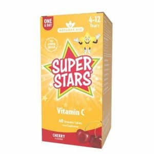 Natures Aid Super Stars Vitamin C - 60 chewable Tablets