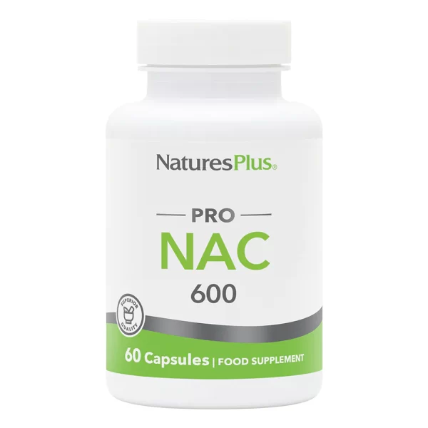 NaturesPlus NAC 600 - 60 Capsules