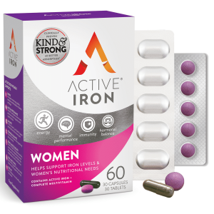 Active Iron Women - 30 Capsules & 30 Tablets