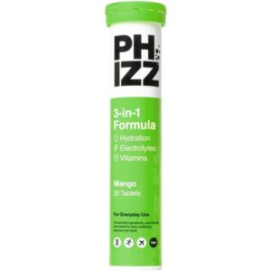 Phizz 3-in-1 Mango Effervescent - 20 Tablets